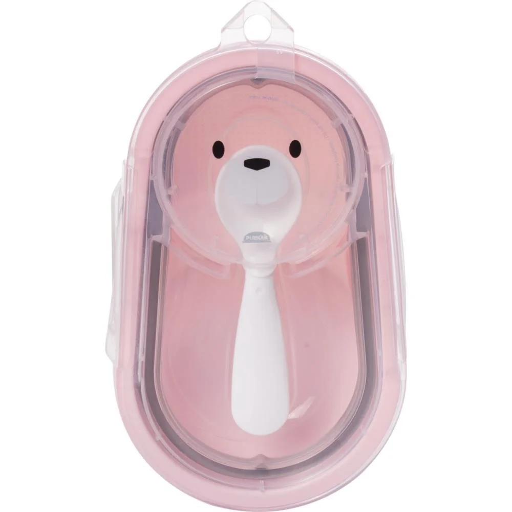 Kit Alimentacao Porta Papinha C/Colher Jd. Enc Plasutil (Kit) - imagem 4