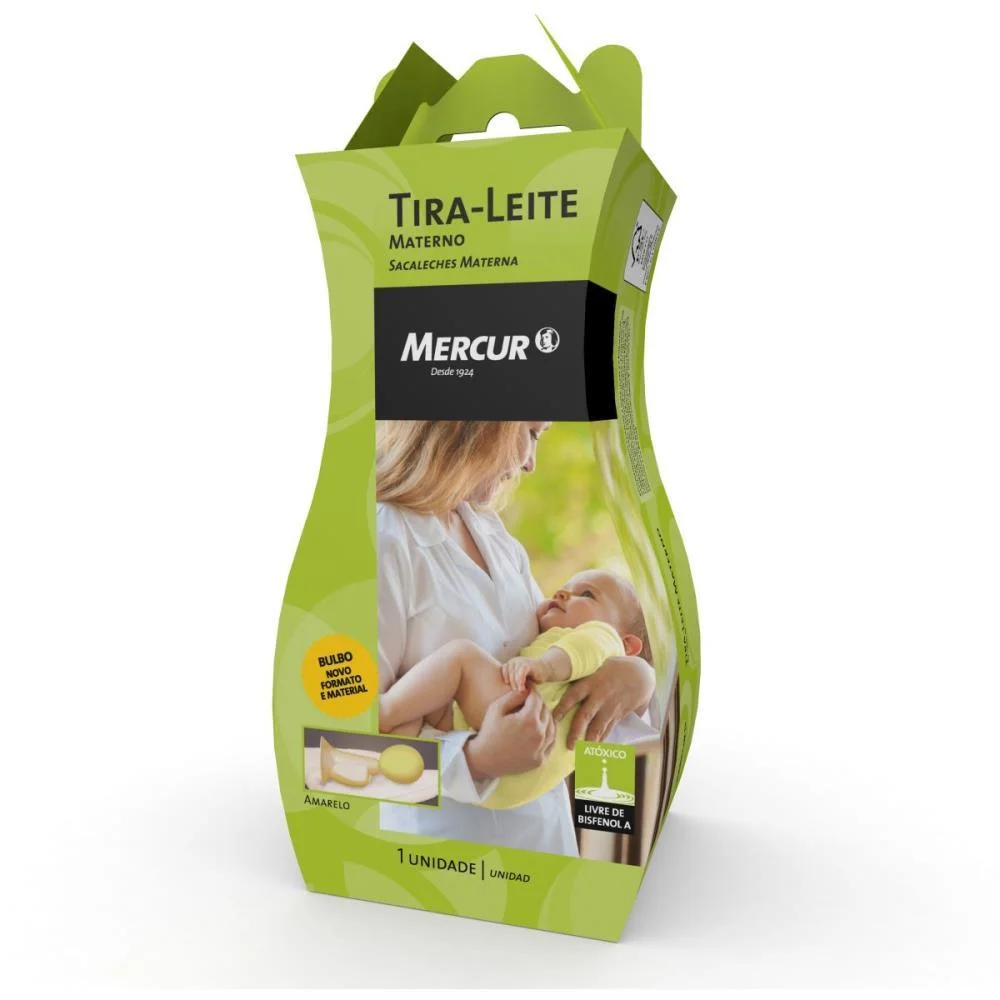 Produto Para Bebe Tira Leite Materno Azul Mercur (Unidade)