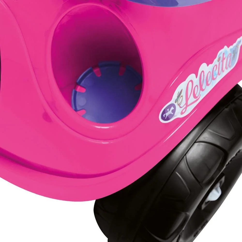 Triciclo Lelecita Rosa Calesita - imagem 7