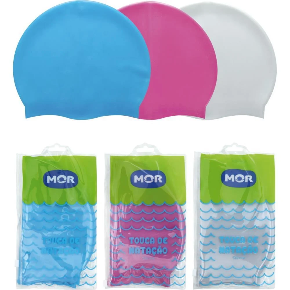 Touca Para Natacao Silicone (S) Mor (Unidade) - imagem 5