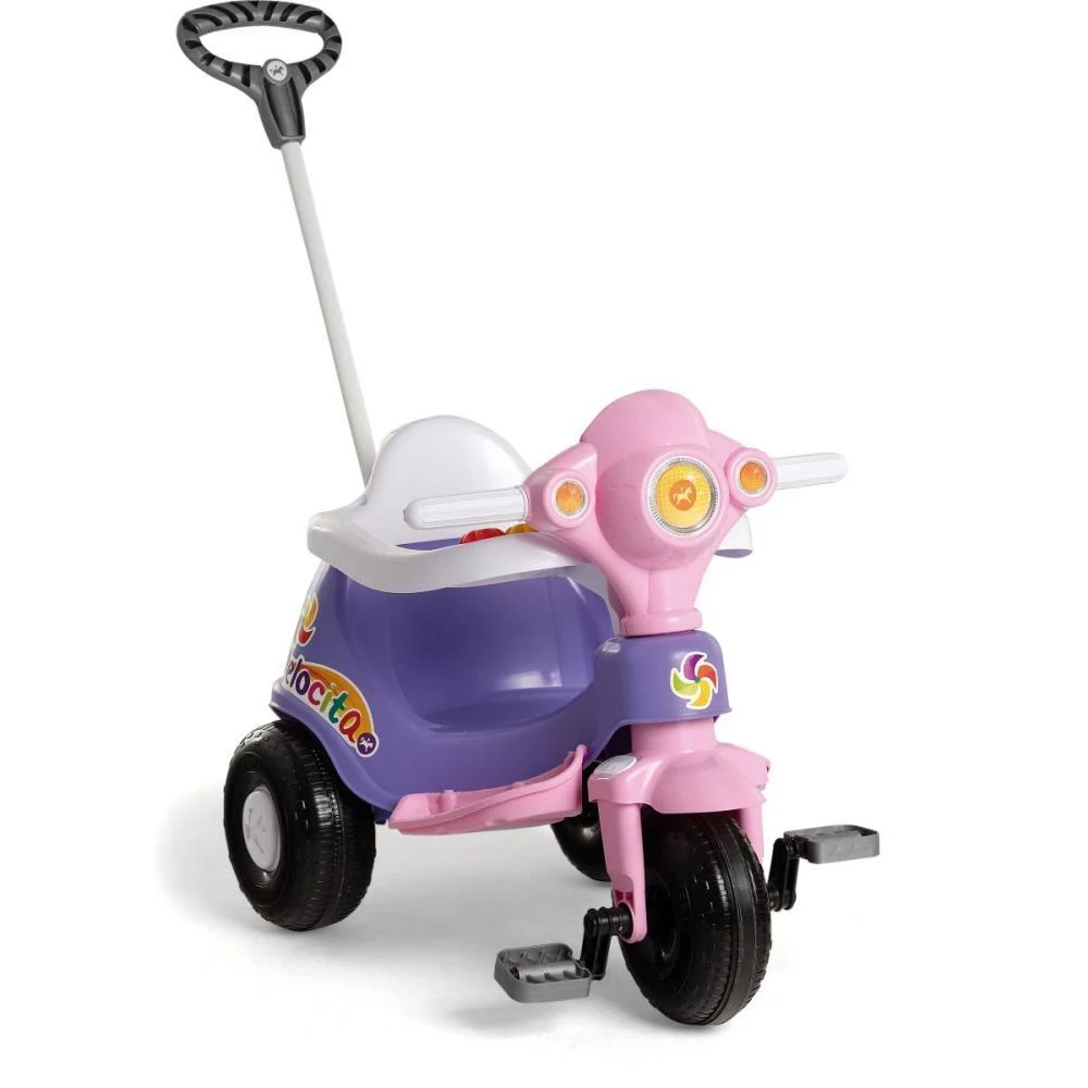 Veiculo Para Bebe Velocita Lilas 2 Em 1 C/Som Calesita (Unidade) - imagem 11