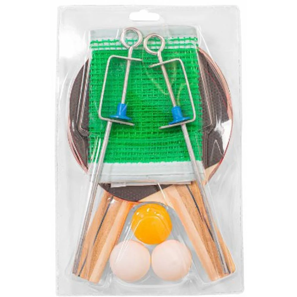 Raquete Para Ping Pong Conj. Raquete+3Bolas+Suporte Poker (Unidade) - imagem 4