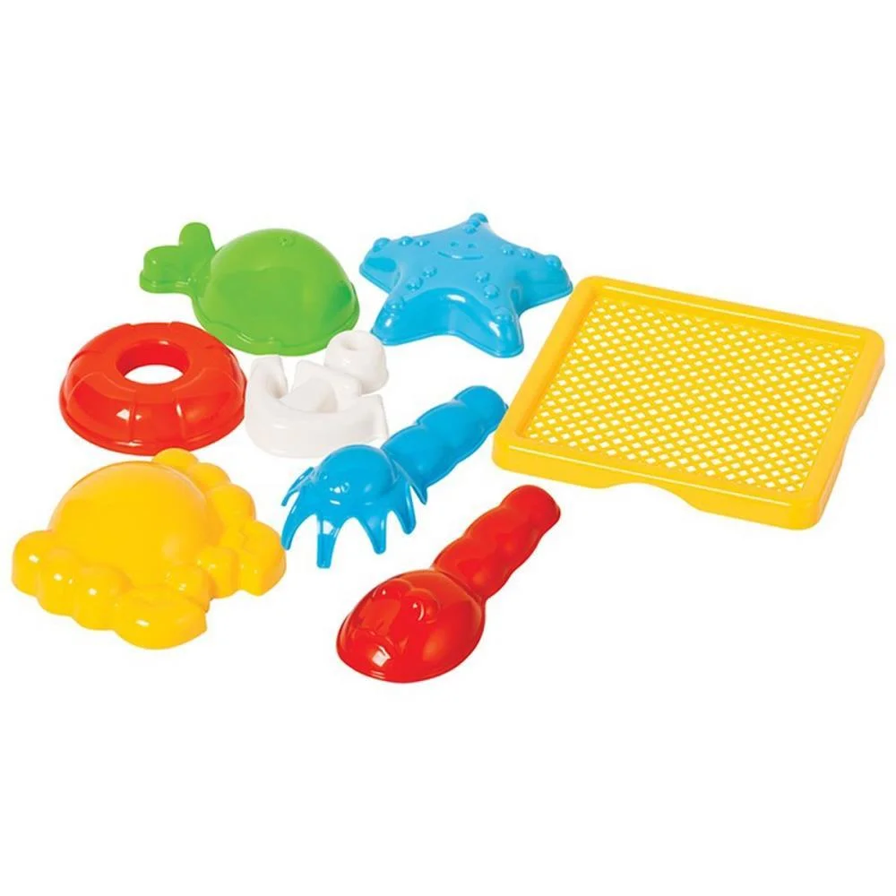 Baldinho De Praia Menino Com Moldes E Pa Merco Toys (Unidade) - imagem 4