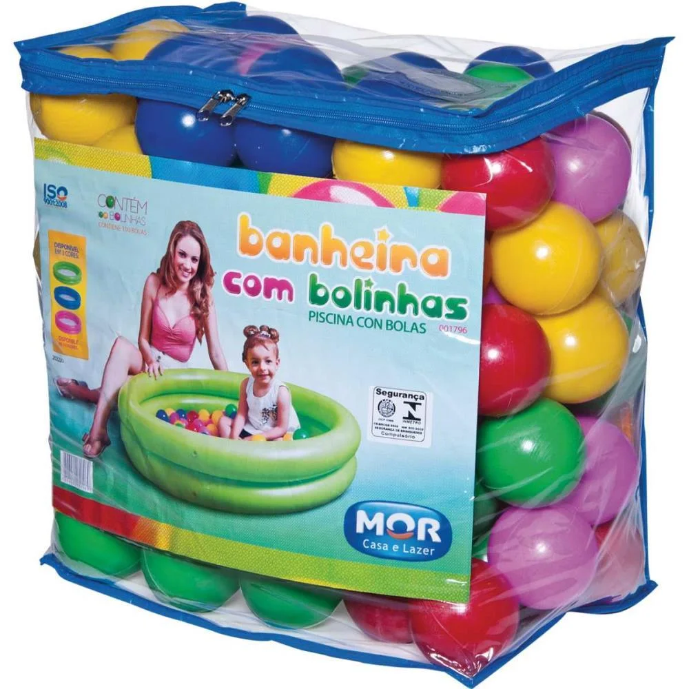 Piscina De Bolinhas 130L Lisa 100 Bolinhas Mor (Unidade) - imagem 9