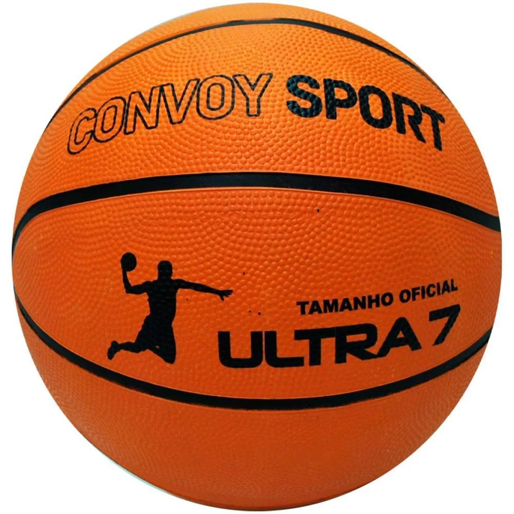Bola De Basquete Ultra 7 Borracha Laranja Yins - imagem 2