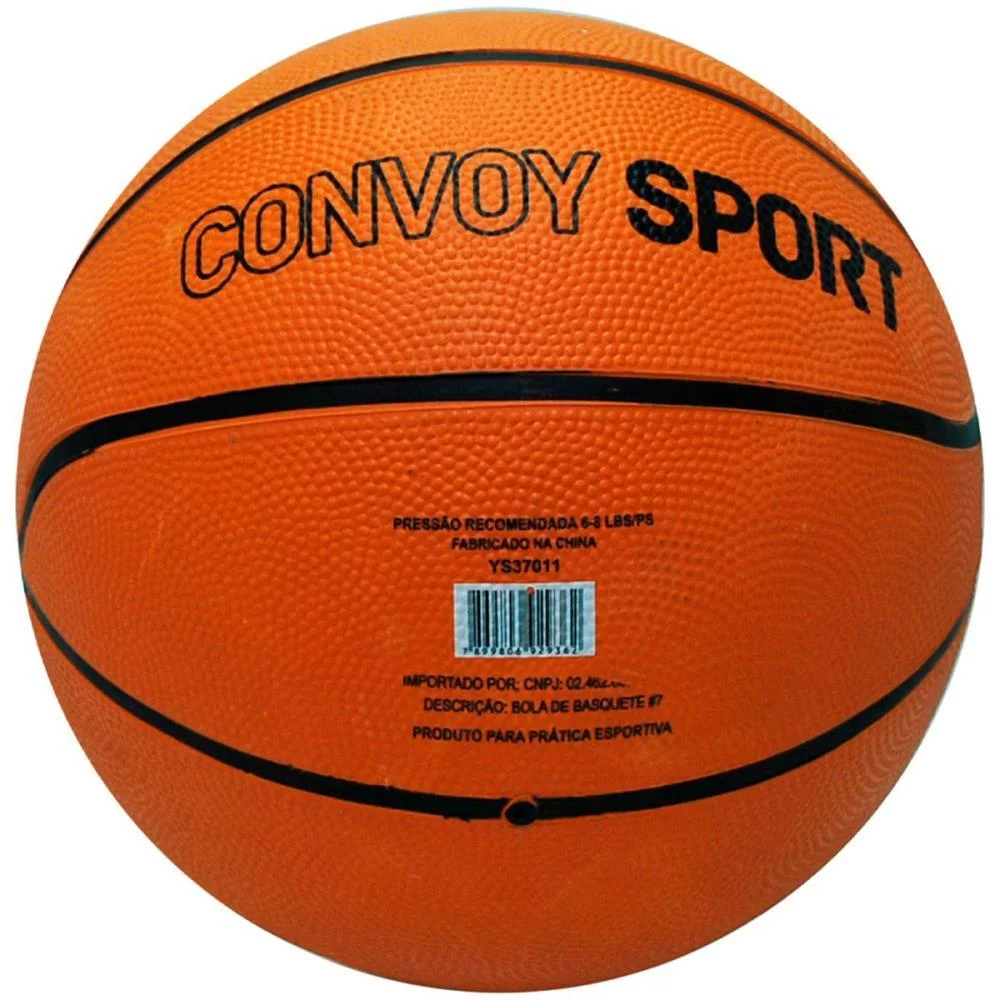 Bola De Basquete Ultra 7 Borracha Laranja Yins - imagem 4