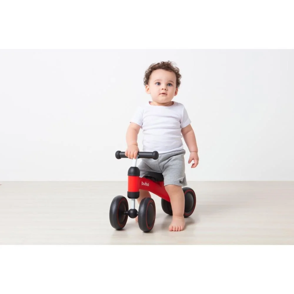 Bicicleta Infantil Equilibrio C/4 Rodas Vermelha Buba (Unidade) - imagem 4