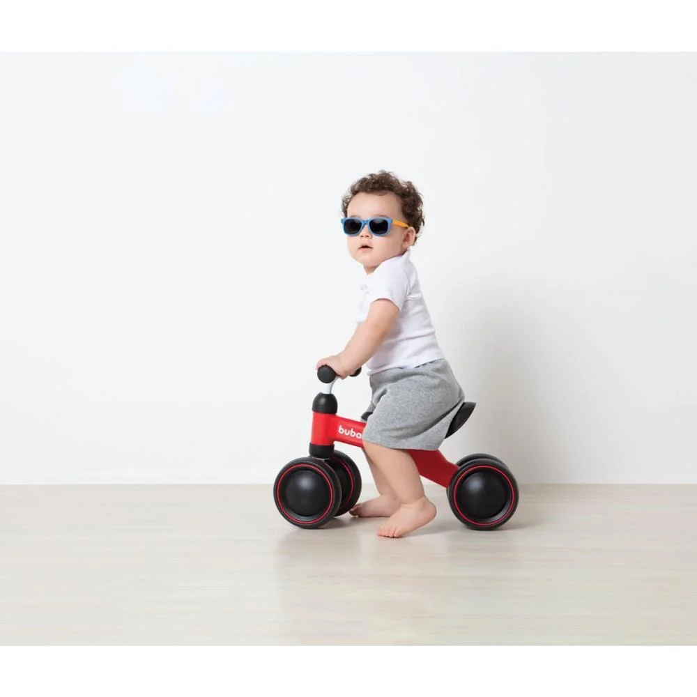 Bicicleta Infantil Equilibrio C/4 Rodas Vermelha Buba (Unidade) - imagem 6