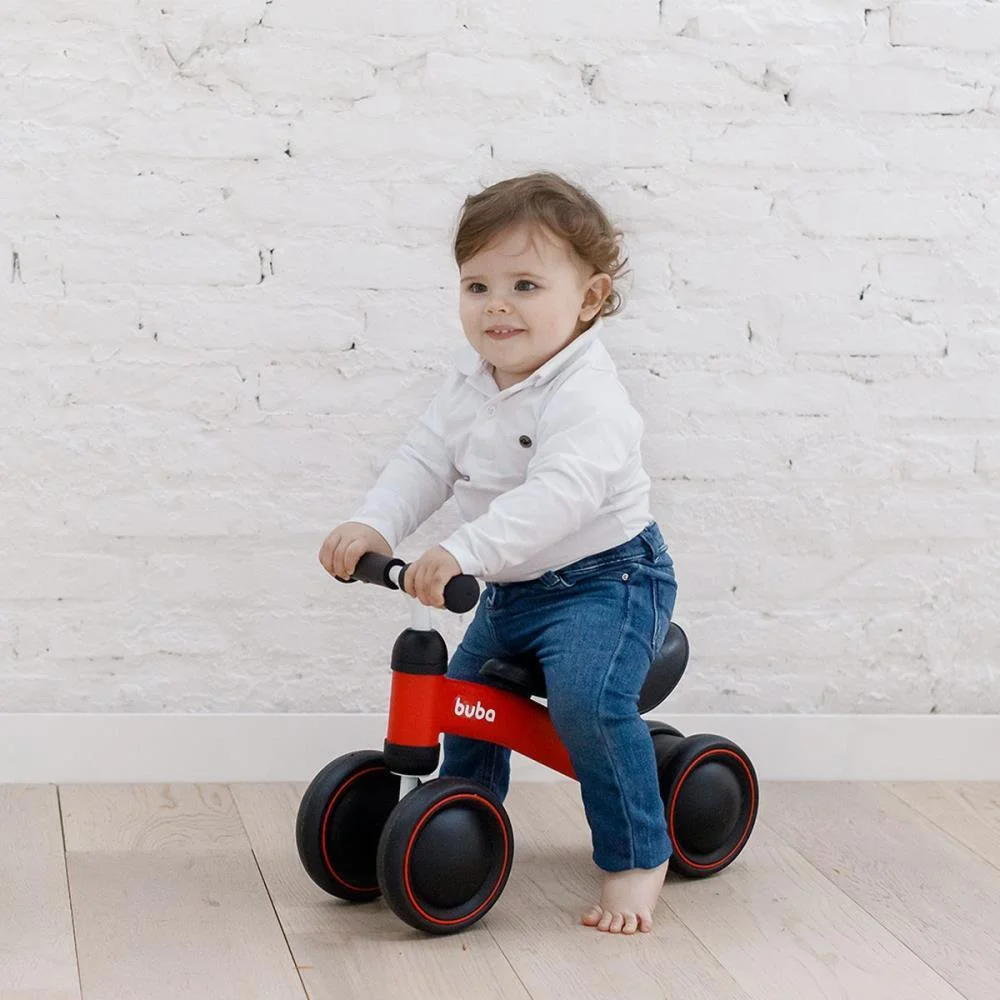 Bicicleta Infantil Equilibrio C/4 Rodas Vermelha Buba (Unidade) - imagem 8