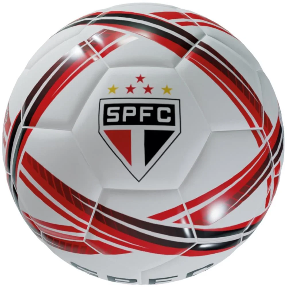 Bola De Futebol Sao Paulo Tricolor N.5 Sportcom (Unidade) - imagem 2