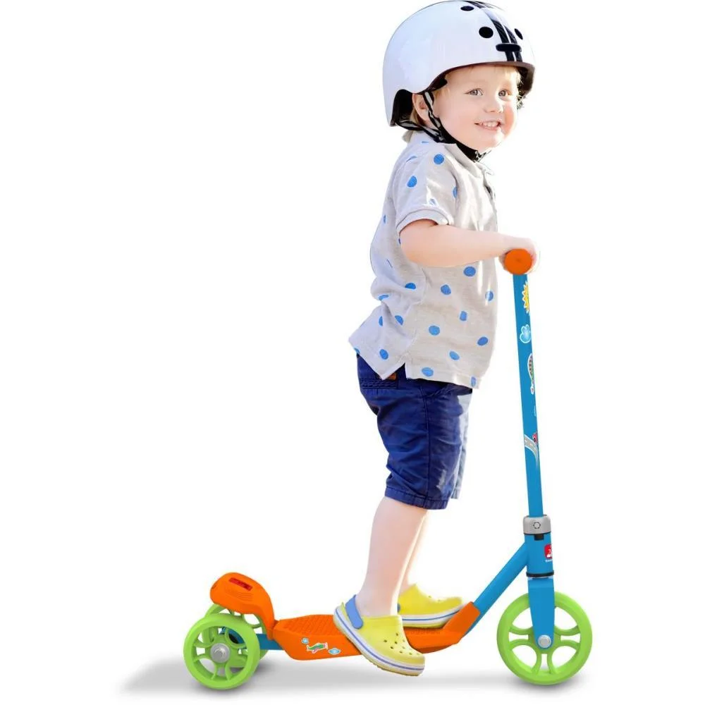 Patinete Meu 1° Patinete Az/Lr Até 50Kg Bandeirante (Unidade) - imagem 4