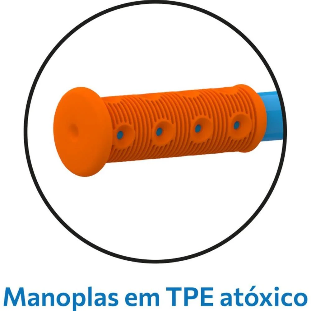 Patinete Meu 1° Patinete Az/Lr Até 50Kg Bandeirante (Unidade) - imagem 8