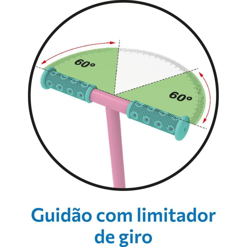 Patinete Meu 1º Patinete Rs/Ll Até 50Kg Bandeirante (Unidade) - imagem 6