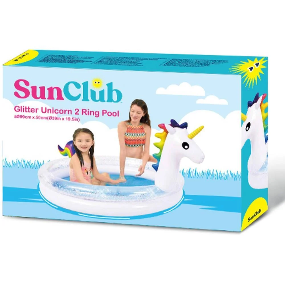 Piscina 65L Unicornio Glitter Ring Poo Jilong (Unidade) - imagem 4
