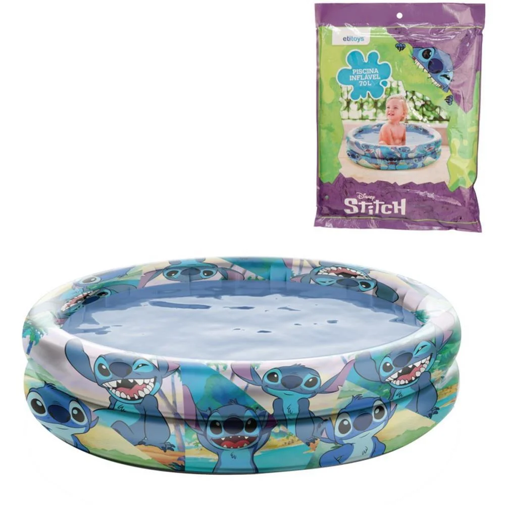 Piscina Stitch Inflavel 70 Litros Etitoys (Unidade) - imagem 3
