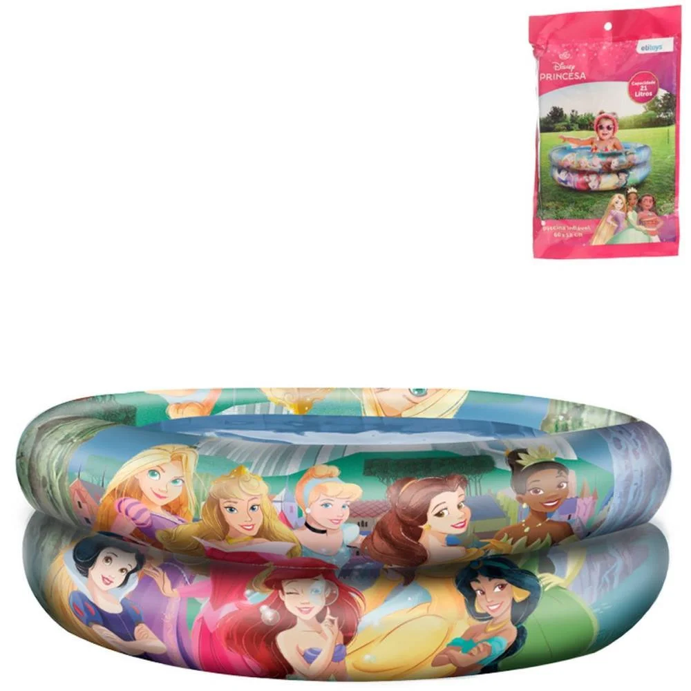 Piscina Princesa Inflavel 21 Litros Etitoys (Unidade) - imagem 3