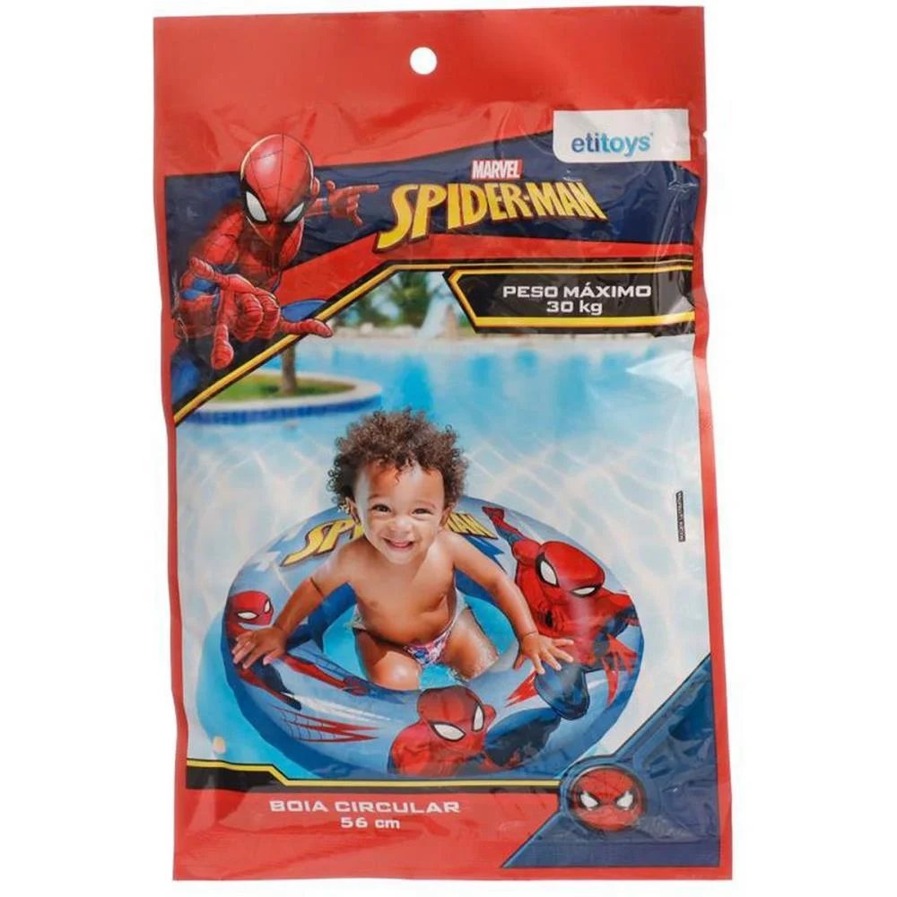 Boia Inflavel Spider-Man Boia Circular 56Cm Etitoys (Unidade) - imagem 4