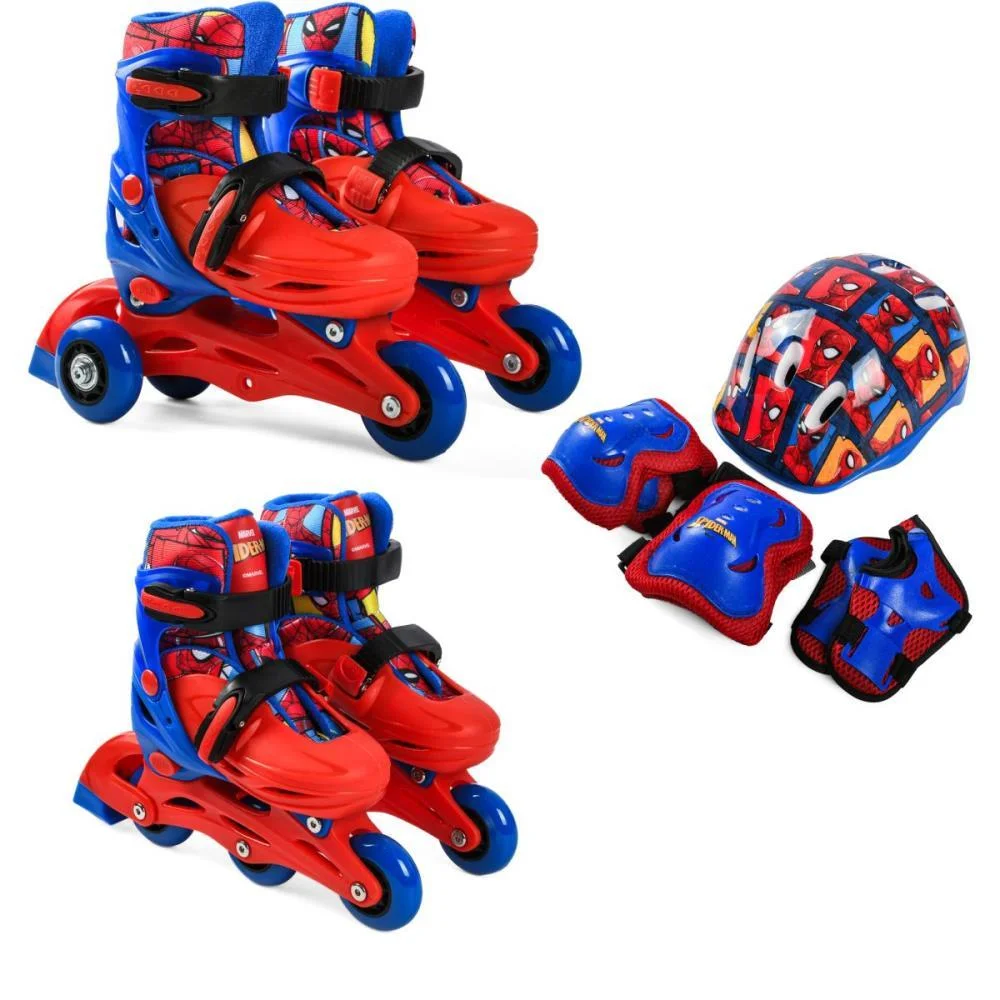 Patins Spider Man 28-31 Kit Protecao Bbr (Kit) - imagem 6
