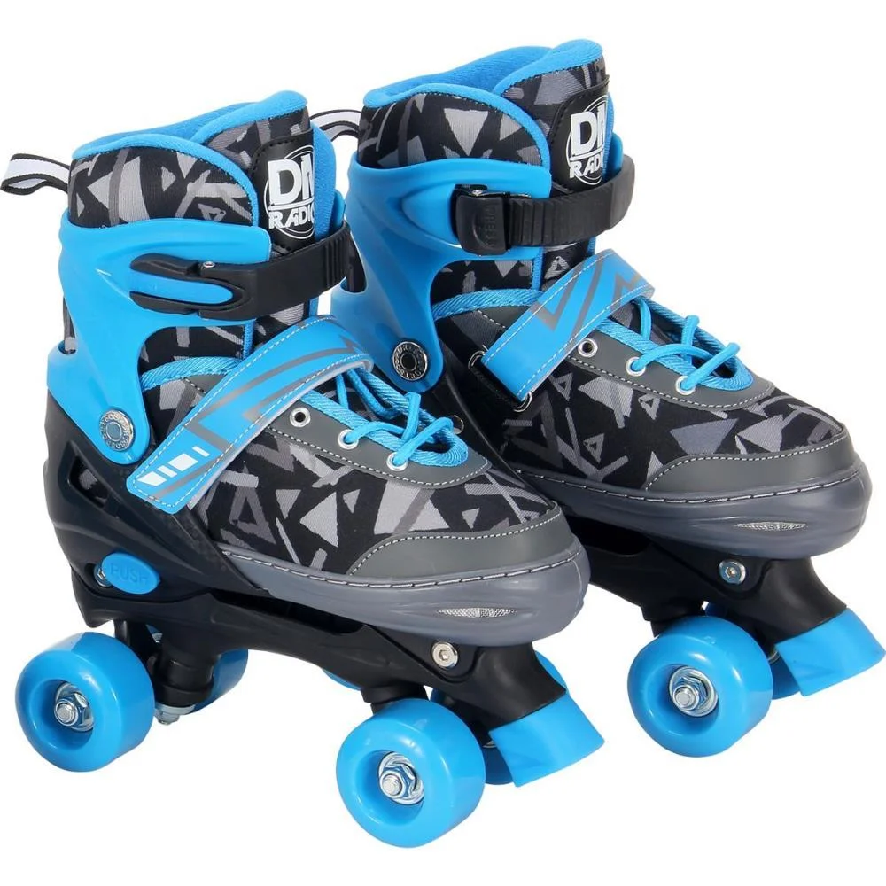 Patins Kit Roller Ajust. Azul N.34-37 Dm Toys (Unidade) - imagem 2