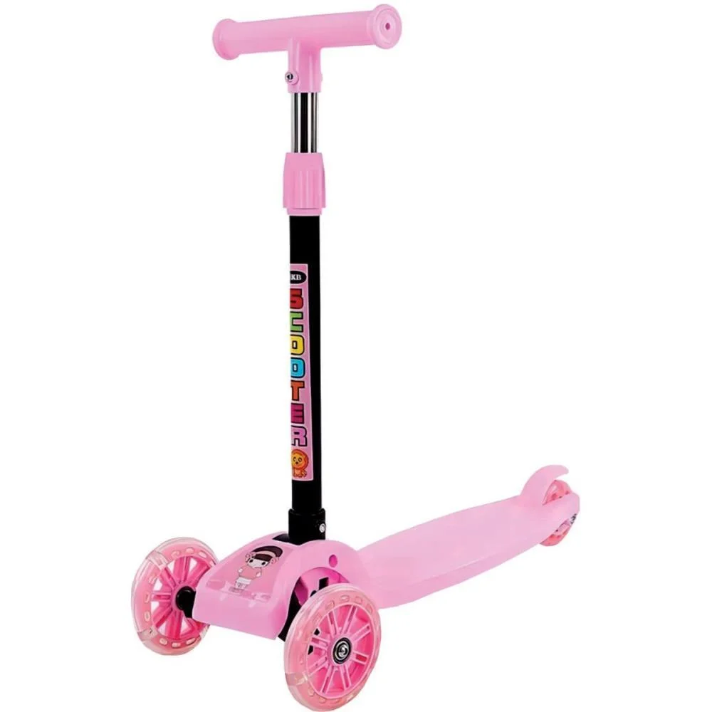 Patinete Rosa C/Luz Dobravel Toy Mix (Unidade) - imagem 2