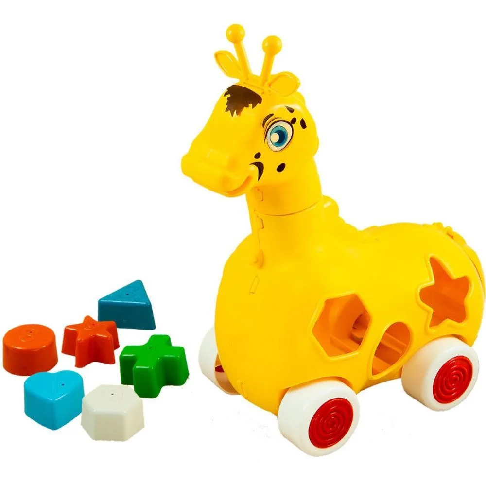 Brinquedo Educativo Girafa Lola C/Blocos Kendy Brinquedos (Unidade) - imagem 2