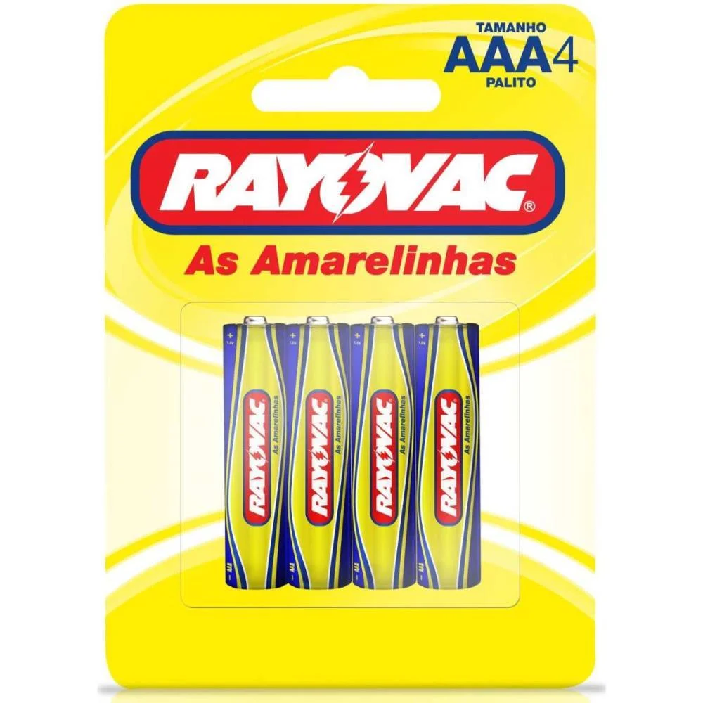 Pilha Zinco Palito Aaa Rayovac (Bl.c/04) - imagem 2