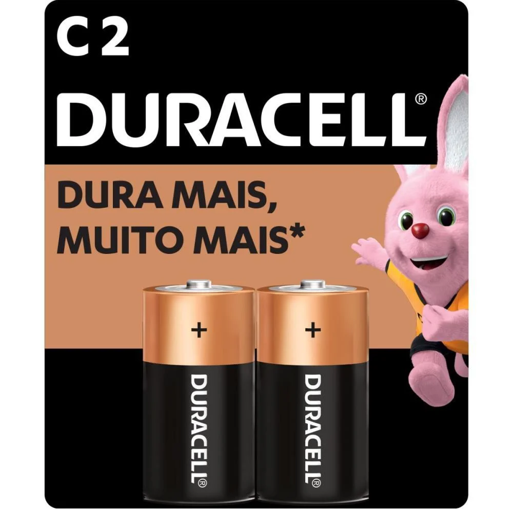 Pilha Alcalina Media C 8 Blisters X 2 Un. Duracell (Caixa) - imagem 4