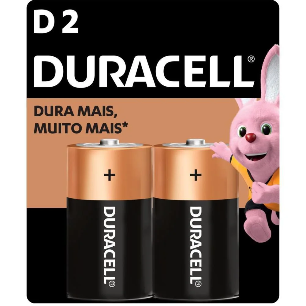 Pilha Alcalina Grande D 6 Blisters X 2 Un. Duracell (Caixa) - imagem 4