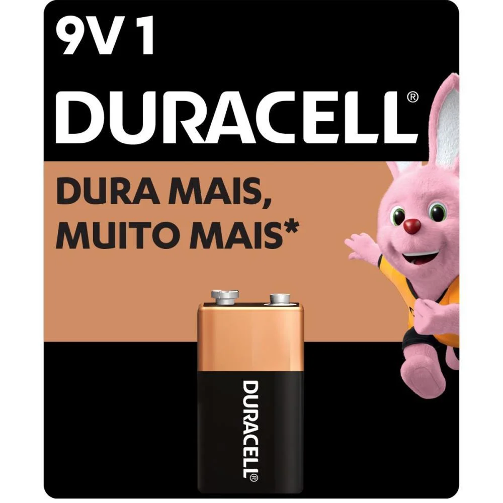 Pilha Bateria 9V Alcalina 12 Blisters X 1 Un. Duracell (Caixa) - imagem 5