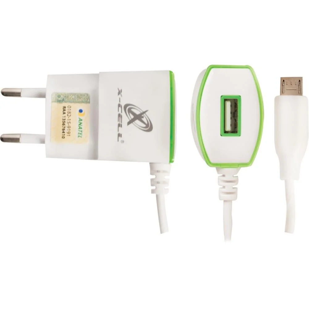Carregador Celular De Parede Ultra Rapido Micro Usb 2.0 A C Flex (Unidade) - imagem 3