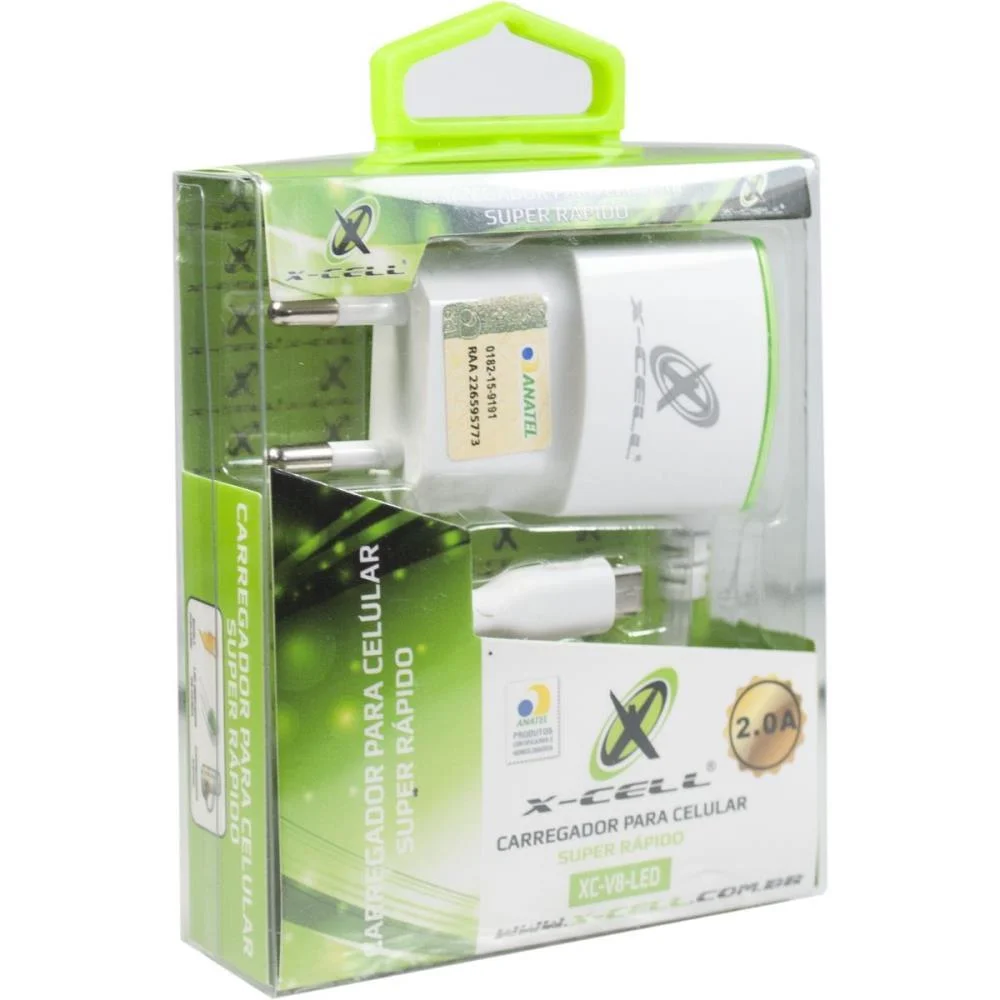 Carregador Celular De Parede Ultra Rapido Micro Usb 2.0 A C Flex (Unidade) - imagem 4