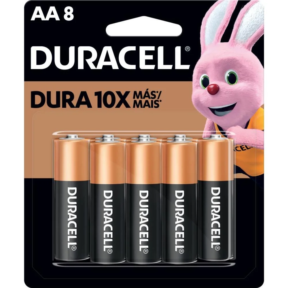 Pilha Alcalina Pequena Aa 12 Blisters X 8 Un. Duracell (Caixa) - imagem 3