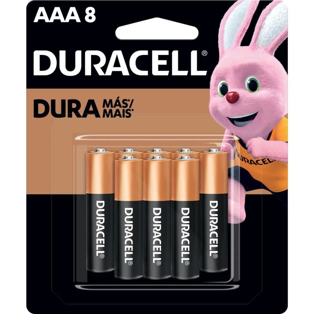 Pilha Alcalina Palito Aaa 12 Blisters X 8 Un. Duracell (Caixa) - imagem 4
