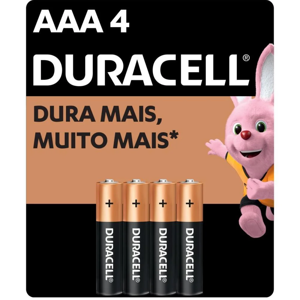 Pilha Alcalina Palito Aaa Duracell (Bl.c/04) - imagem 2