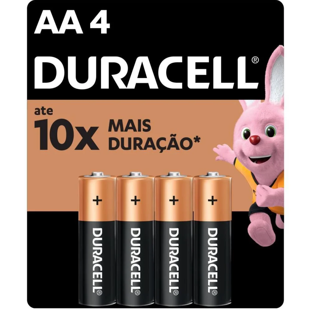 Pilha Alcalina Pequena Aa Duracell (Bl.c/04) - imagem 5
