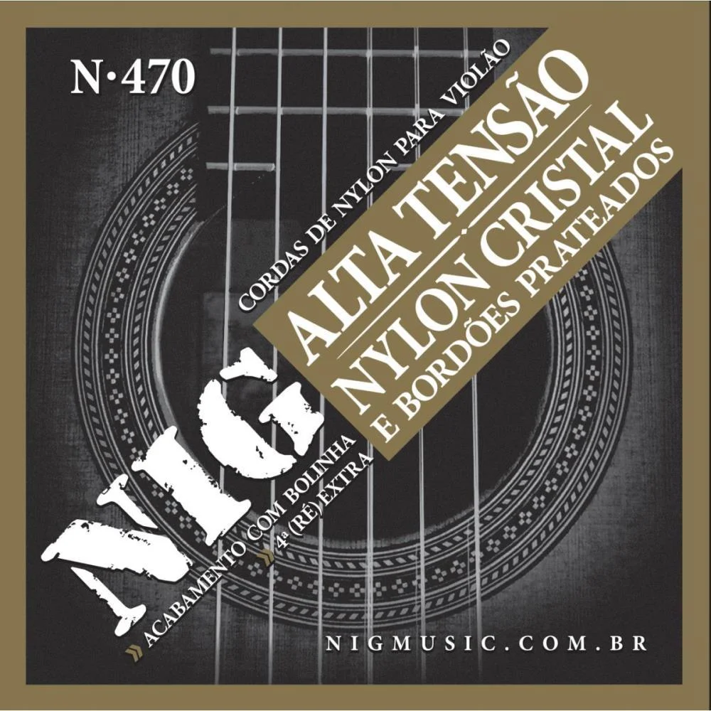Encordoamento P/Violao Nylon Alta Tensao Rouxinol - imagem 3