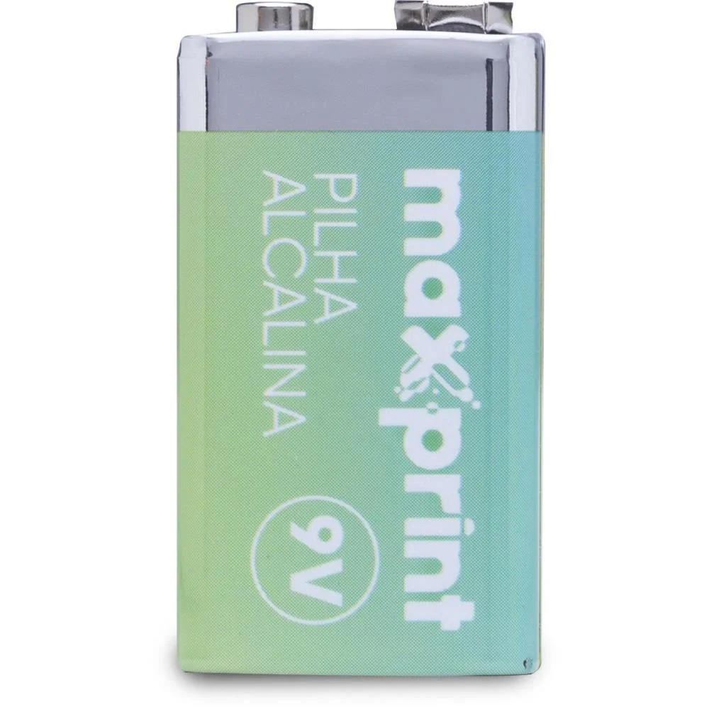 Pilha Bateria 9V Alcalina Maxprint (Blister) - imagem 3