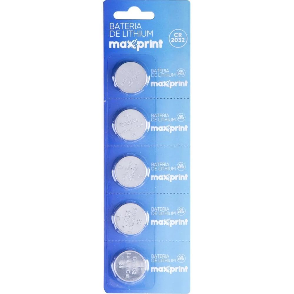 Pilha Bateria Botao Cr2025 3V Lithium Alcali Maxprint (Bl.c/05) - imagem 3