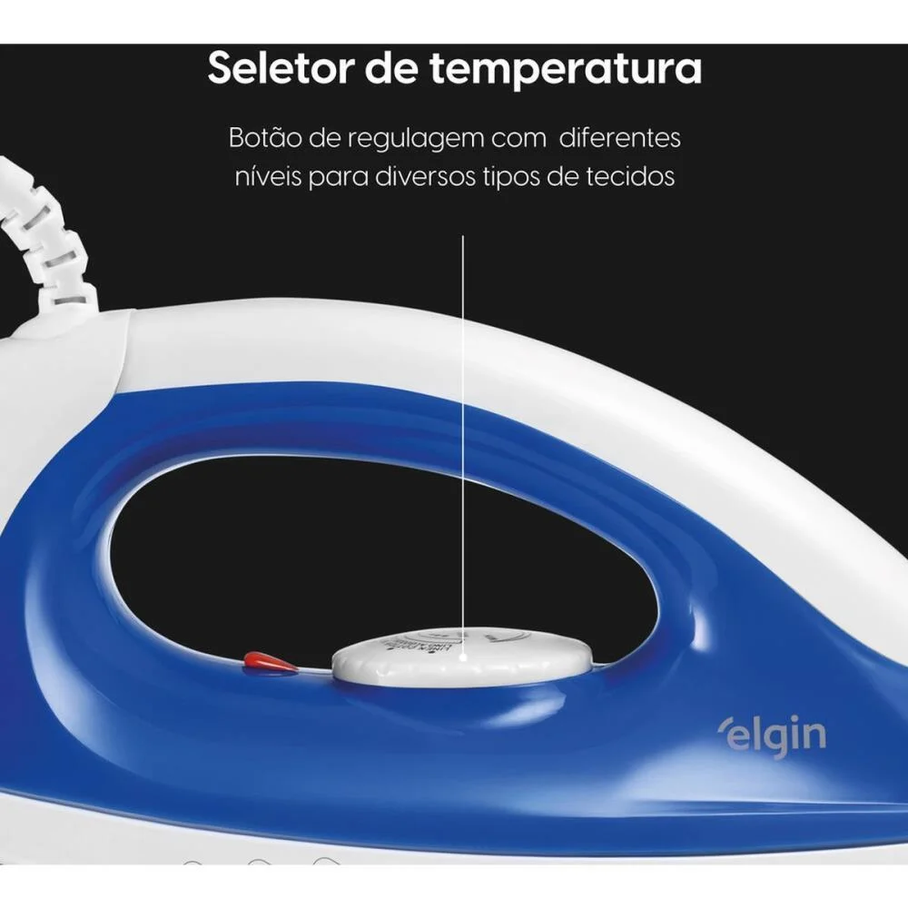 Ferro De Passar A Seco Iron Force Ii 127V Elgin - imagem 3