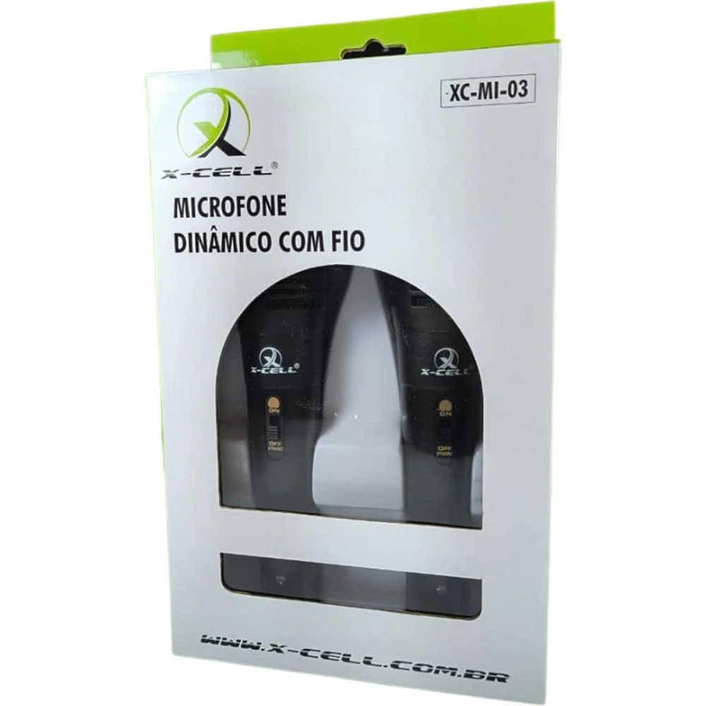 Microfone Kit 2Und C/Fio 2,5M Sortido Flex - imagem 2