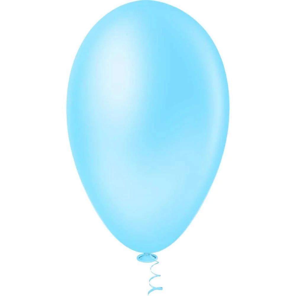 Balao 7 Liso Azul Claro Pic Pic Riberball (Pct.c/50) - imagem 3