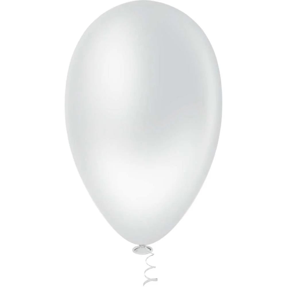 Balao 7 Liso Branco Pic Pic Riberball (Pct.c/50) - imagem 3