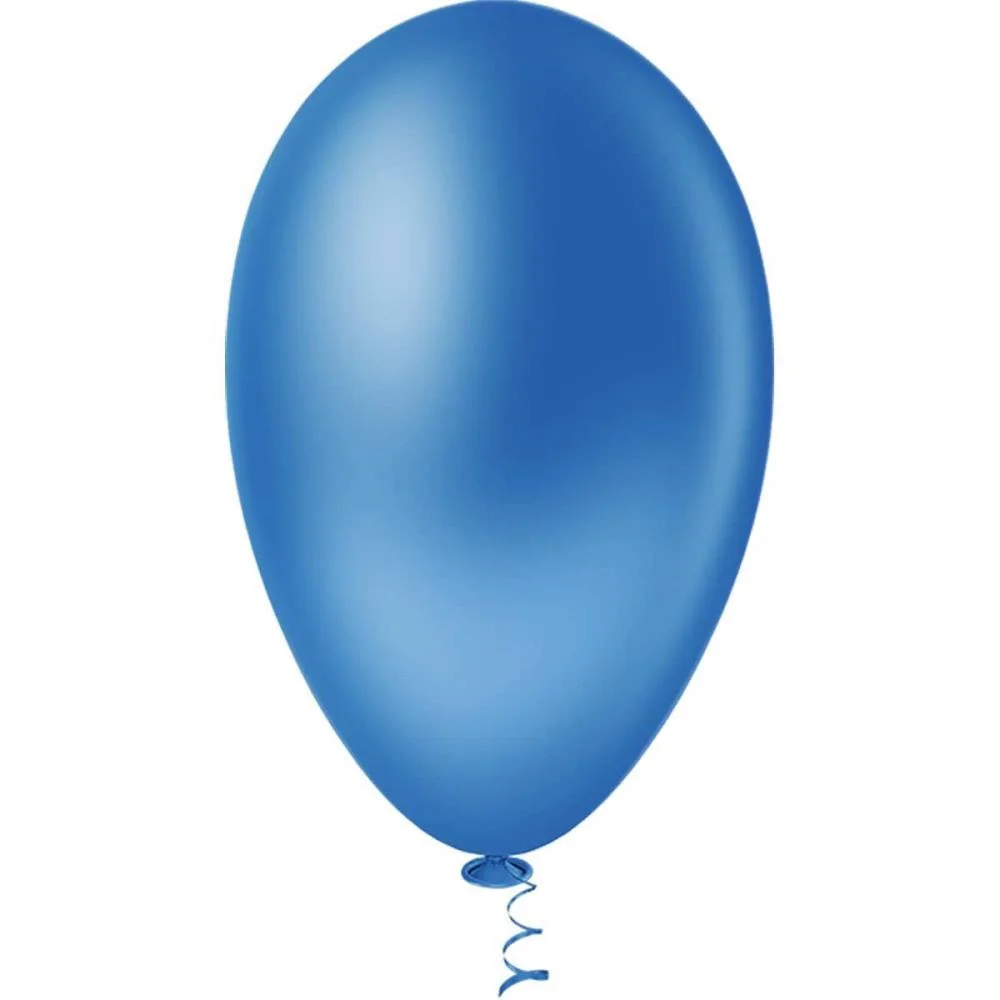 Balao 6,5 Liso Azul Gran Festa Riberball (Pct.c/50) - imagem 3