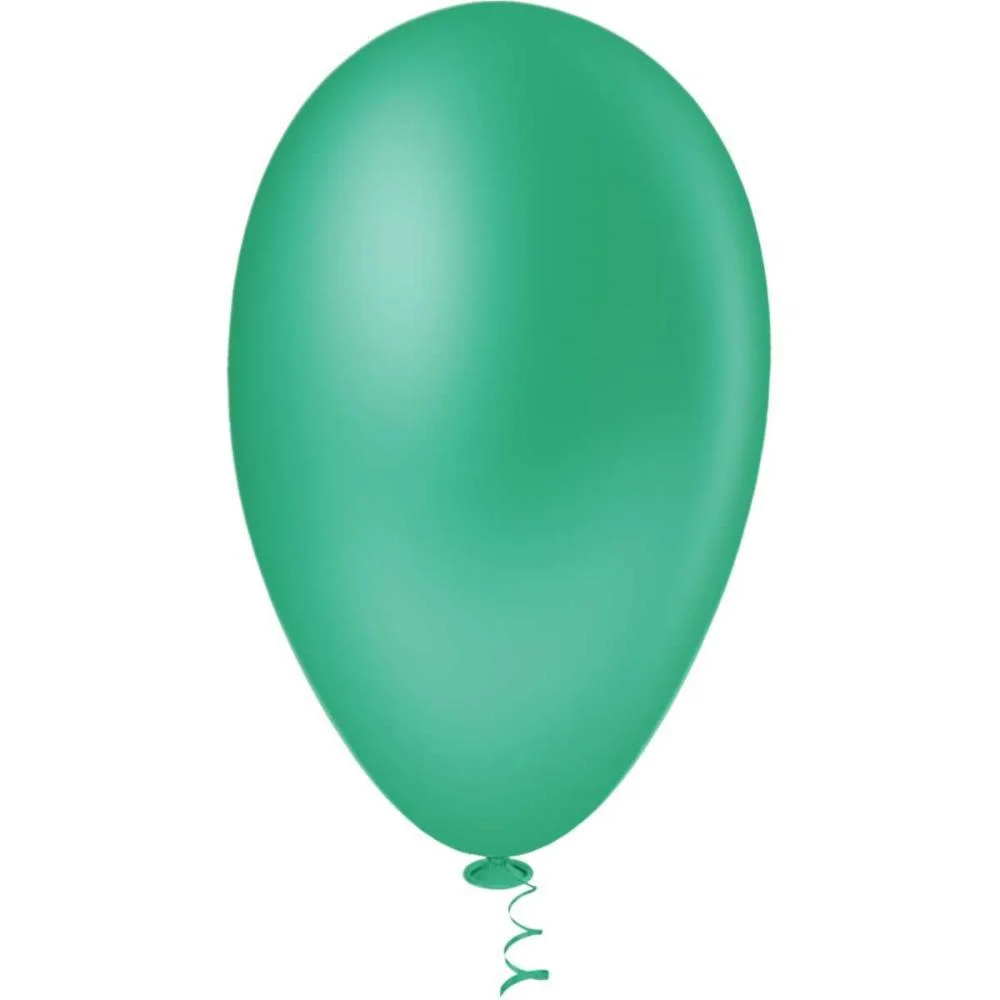 Balao 6,5 Liso Verde Escuro Gran Festa Riberball (Pct.c/50) - imagem 3