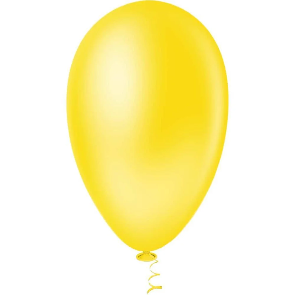 Balao 6,5 Liso Amarelo Gran Festa Riberball (Pct.c/50) - imagem 2