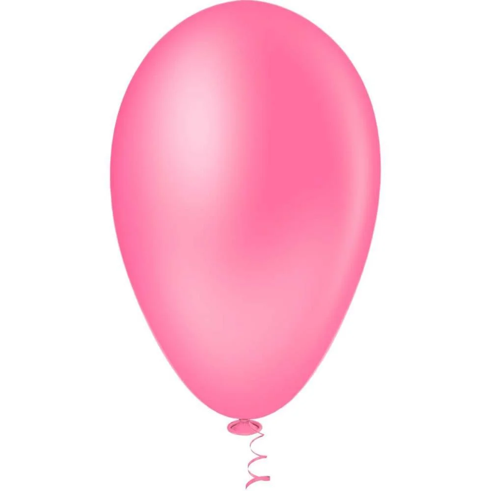 Balao 6,5 Liso Rosa Forte Gran Festa Riberball (Pct.c/50) - imagem 3