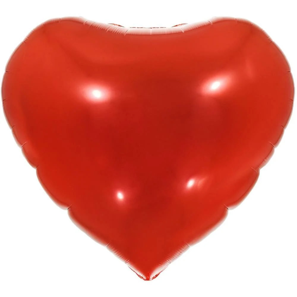 Balão Metalizado Decorado Coração Vermelho 14Cm C/3Unid. Make+ (Pacote) - imagem 3