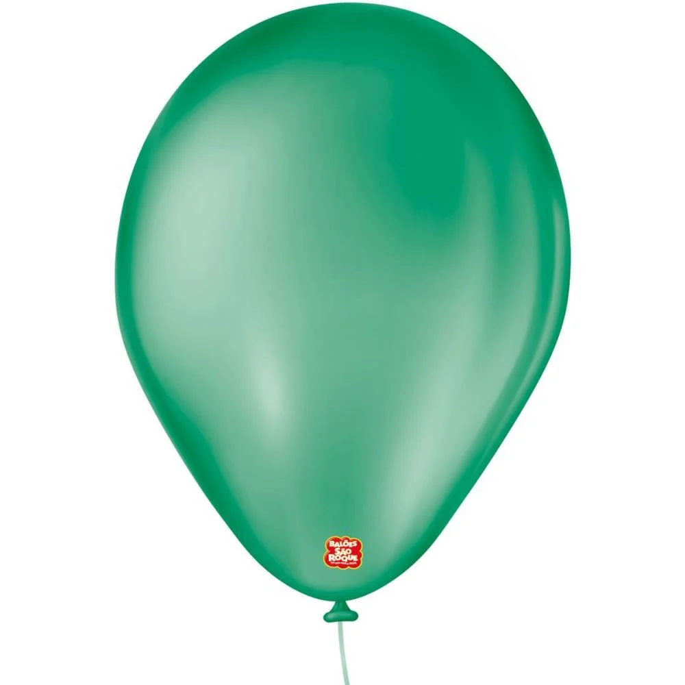 Balao 7 Liso Verde Folha Imperial Sao Roque (Pct.c/50) - imagem 2