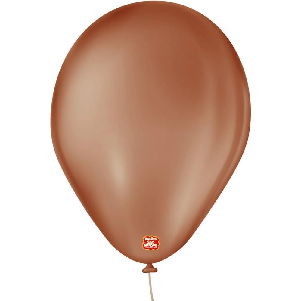 Balao 7 Liso Marrom Imperial Sao Roque (Pct.c/50) - imagem 3