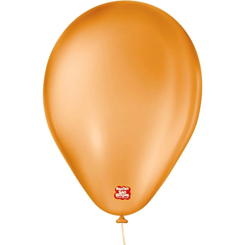 Balao 6,5 Liso Laranja Classic Sao Roque (Pct.c/50) - imagem 2